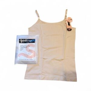 Shapermint Beige Scoop Neck Cami Size 3XL Color is Chai New in package